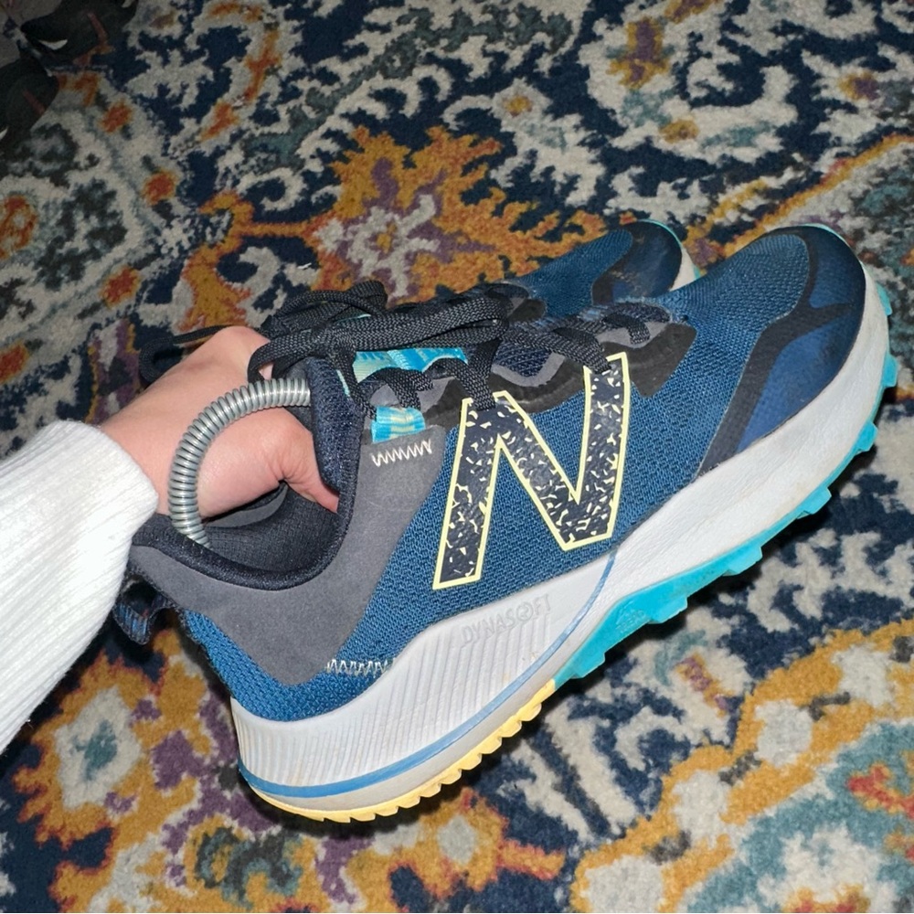 New Balance Womens DynaSoft Nitrel V4 WTNTRCB4 Blue Running Shoes Sneakers Sz 9